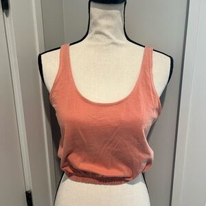 Wilfred Coral Scoop Neck Tank